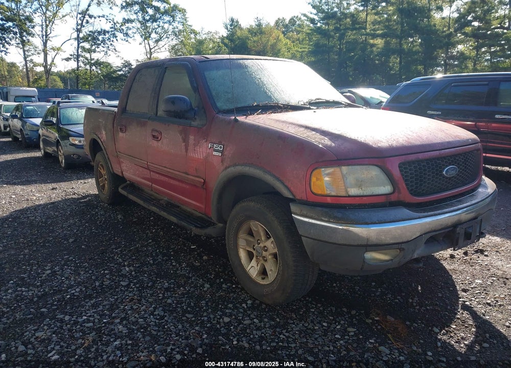 2002 FORD F-150 VIN: 1FTRW08L82KB60106