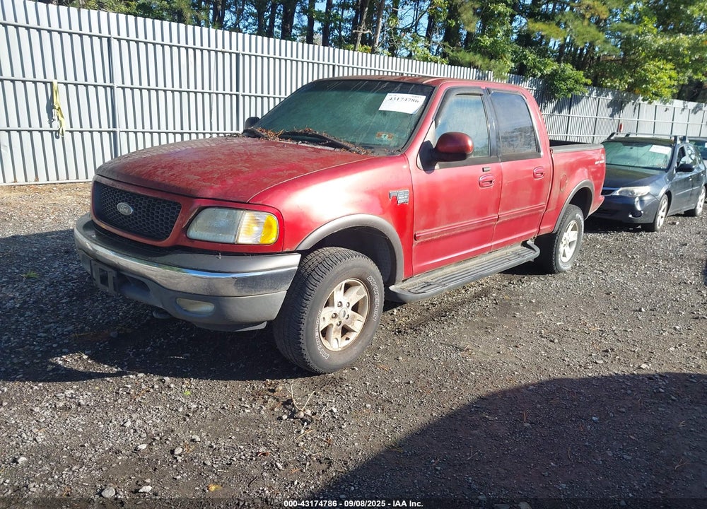 2002 FORD F-150 VIN: 1FTRW08L82KB60106
