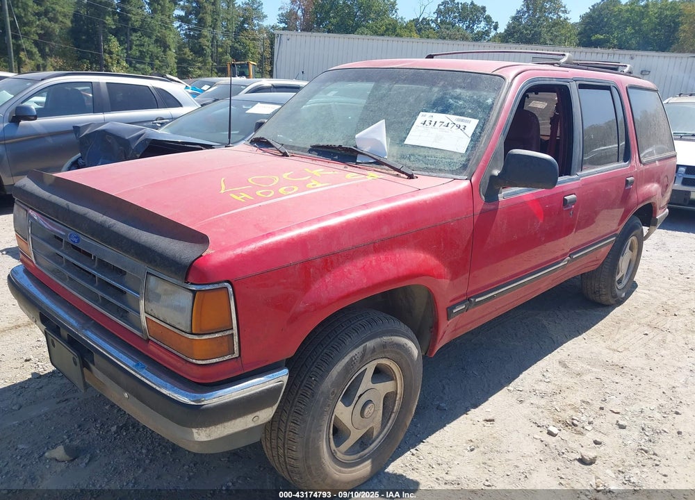 1992 FORD EXPLORER VIN: 1FMDU34X5NUD87784