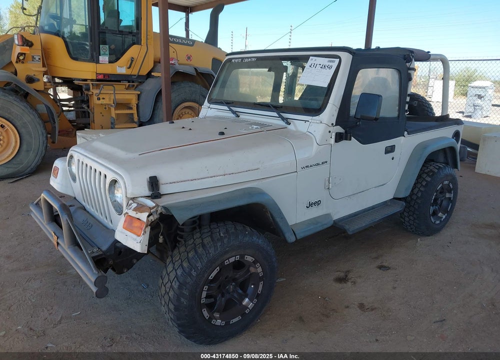 1997 JEEP WRANGLER SE VIN: 1J4FY29P4VP505983