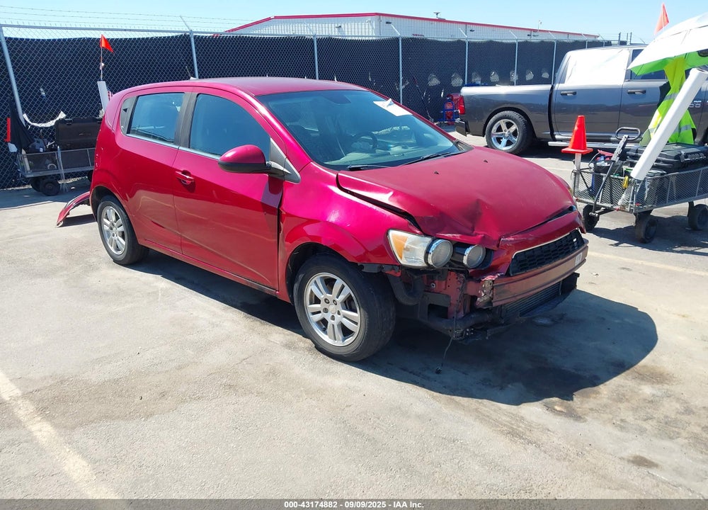 2013 CHEVROLET SONIC LT AUTO VIN: 1G1JC6SB9D4167686
