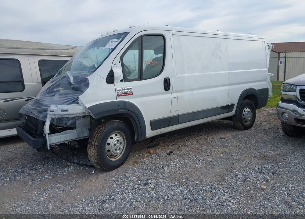 2017 RAM PROMASTER 1500 LOW ROOF 136 WB VIN: 3C6TRVAG4HE540666