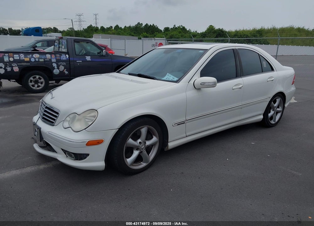 2006 MERCEDES-BENZ C 230 SPORT VIN: WDBRF52H16F740554