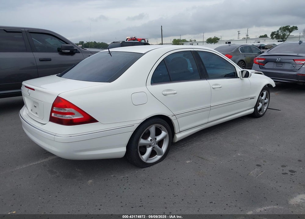 2006 MERCEDES-BENZ C 230 SPORT VIN: WDBRF52H16F740554