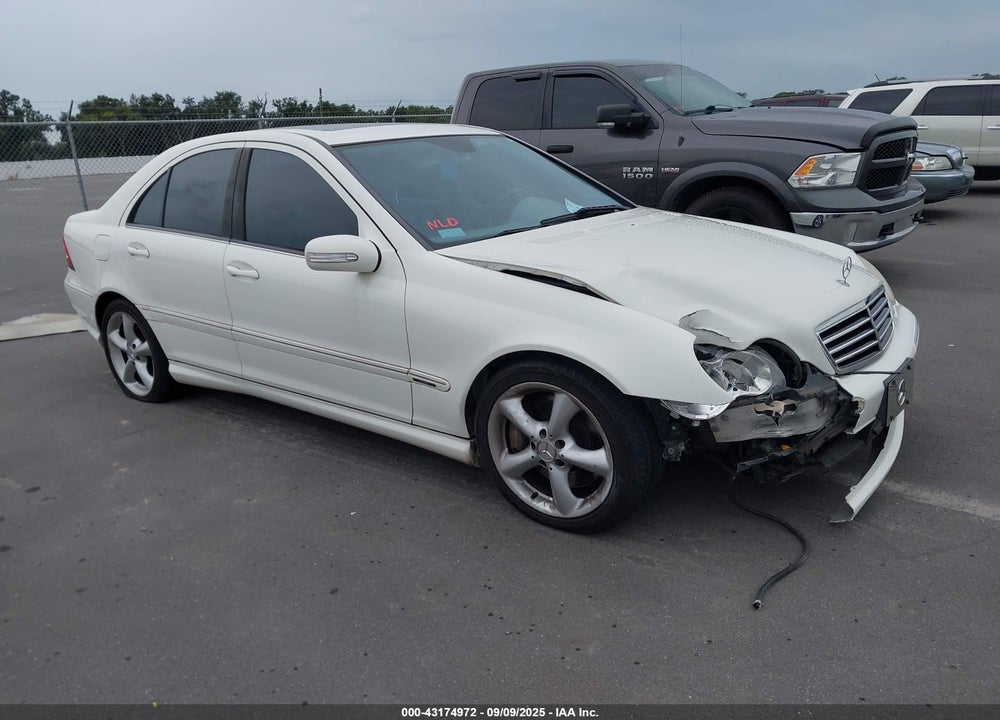 2006 MERCEDES-BENZ C 230 SPORT VIN: WDBRF52H16F740554