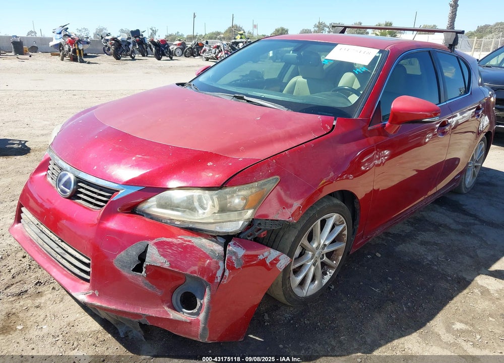 2013 LEXUS CT 200H VIN: JTHKD5BH7D2135143