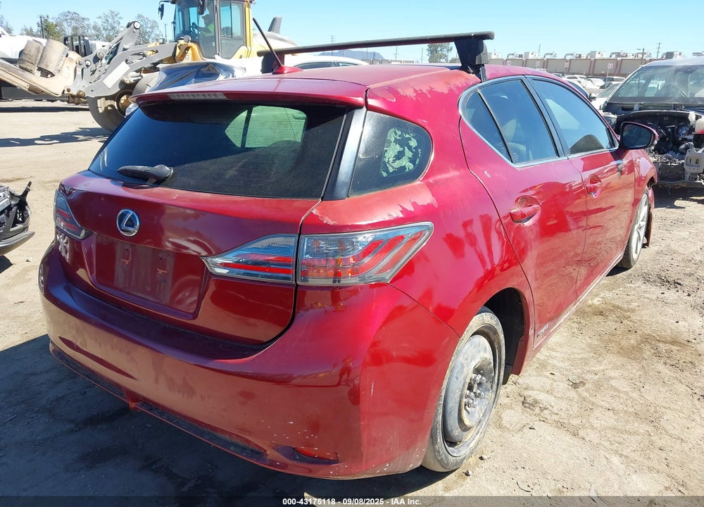 2013 LEXUS CT 200H VIN: JTHKD5BH7D2135143