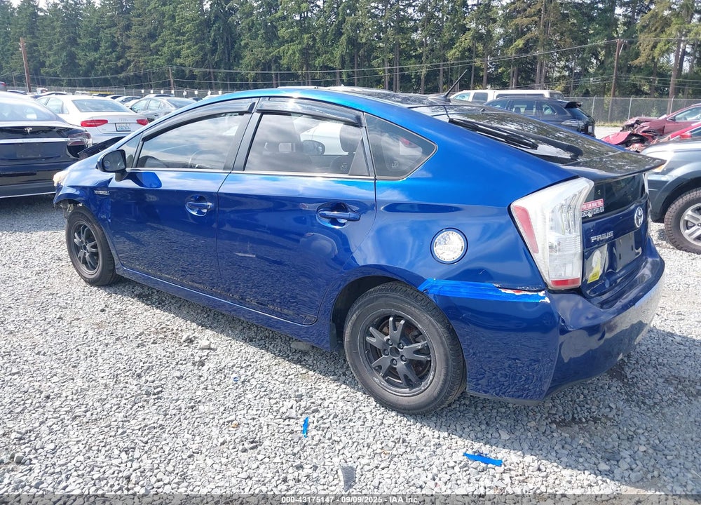 2011 TOYOTA PRIUS VIN: JTDKN3DU6B5302861