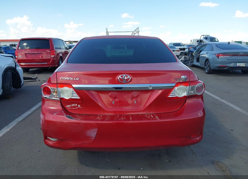 2011 TOYOTA COROLLA VIN: 2T1BU4EE0BC544726