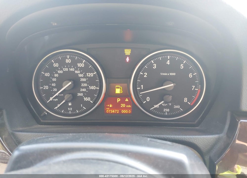 2011 BMW 3 SERIES VIN: WBADW3C57BE541980