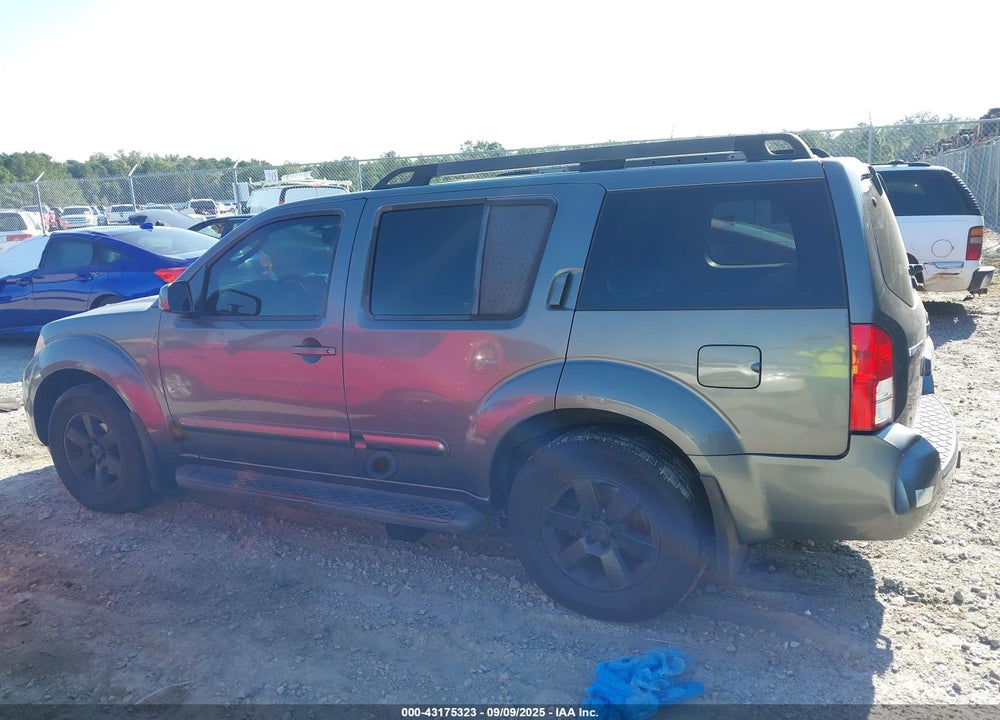 2008 NISSAN PATHFINDER VIN: 5N1AR18U68C649945