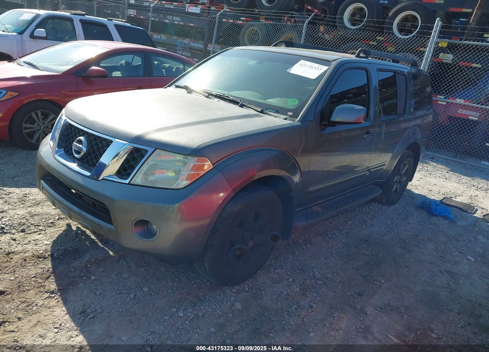 2008 NISSAN PATHFINDER VIN: 5N1AR18U68C649945
