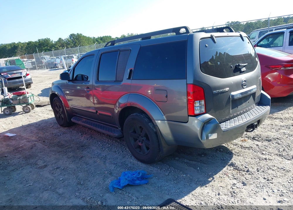2008 NISSAN PATHFINDER VIN: 5N1AR18U68C649945
