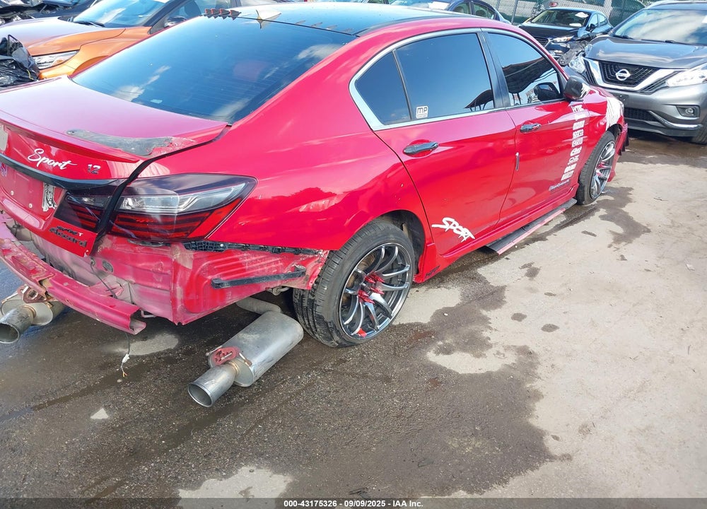 2016 HONDA ACCORD VIN: 1HGCR2F50GA121182