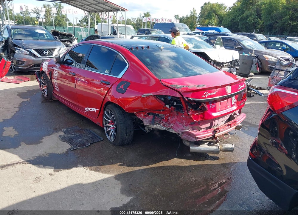 2016 HONDA ACCORD VIN: 1HGCR2F50GA121182