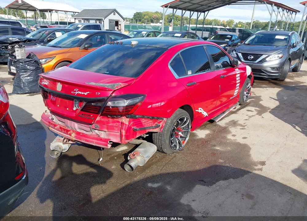 2016 HONDA ACCORD VIN: 1HGCR2F50GA121182