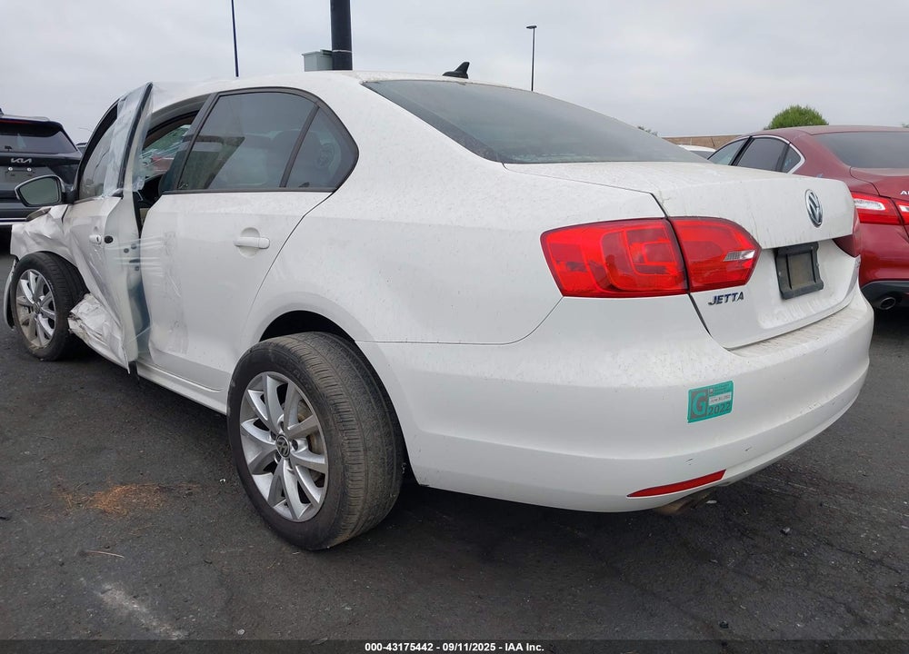 2012 VOLKSWAGEN JETTA 2.5L SE VIN: 3VWDP7AJ4CM340778
