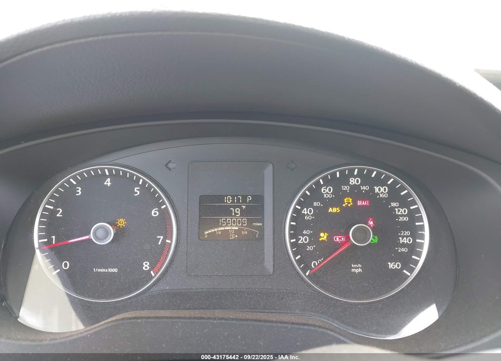 2012 VOLKSWAGEN JETTA 2.5L SE VIN: 3VWDP7AJ4CM340778