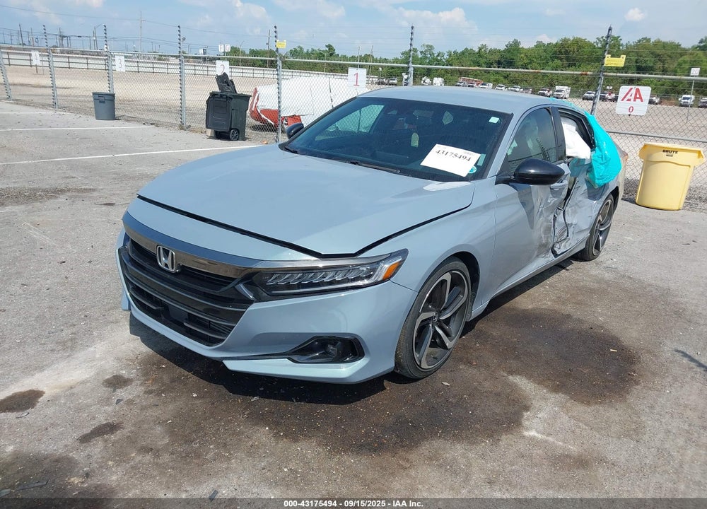 2022 HONDA ACCORD SPORT VIN: 1HGCV1F35NA013528