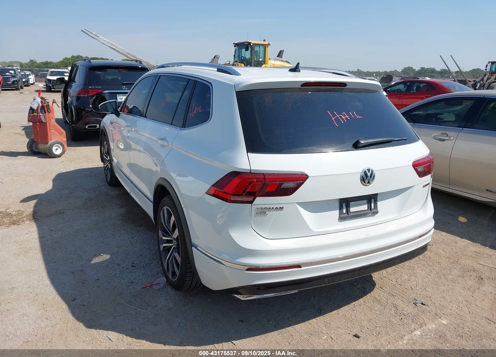 2021 VOLKSWAGEN TIGUAN 2.0T SEL PREMIUM R-LINE VIN: 3VV4B7AX9MM157188