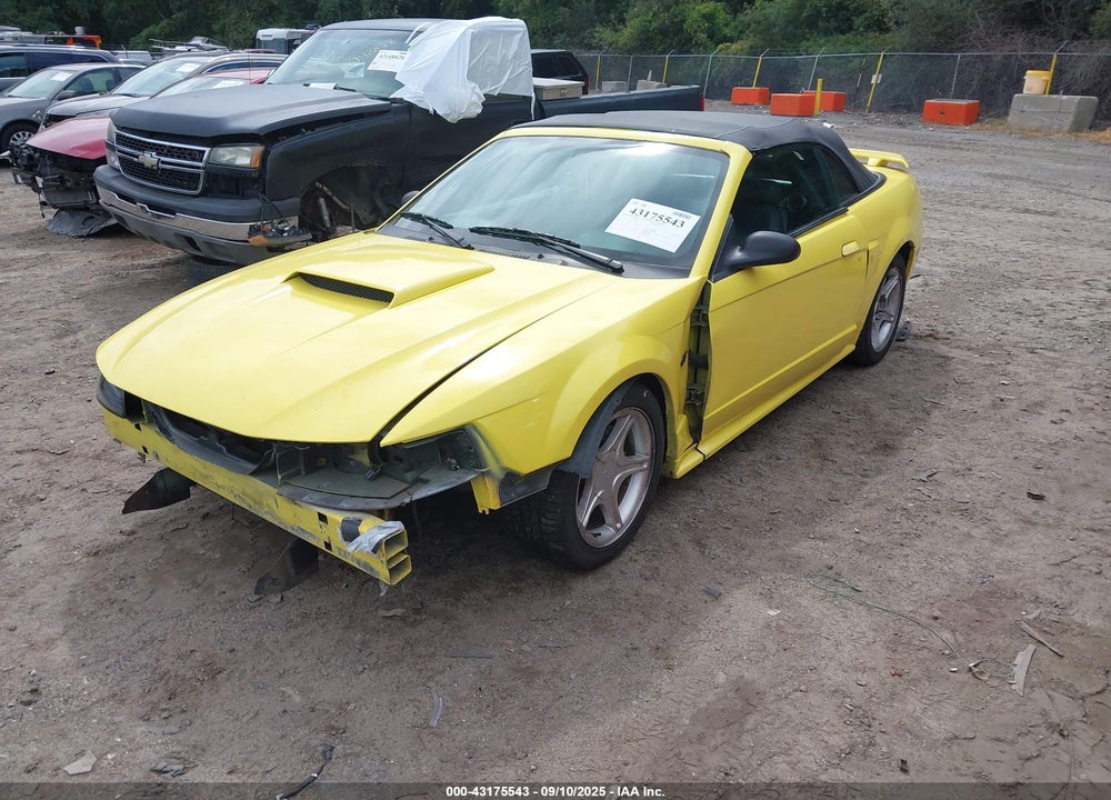 2001 FORD MUSTANG GT VIN: 1FAFP45X21F177608