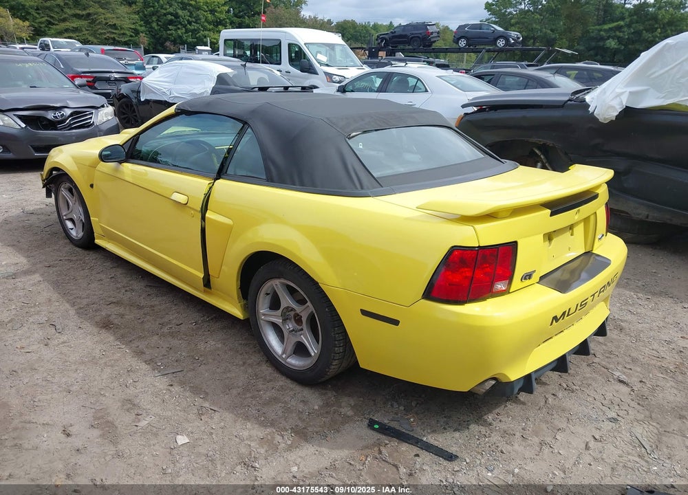 2001 FORD MUSTANG GT VIN: 1FAFP45X21F177608