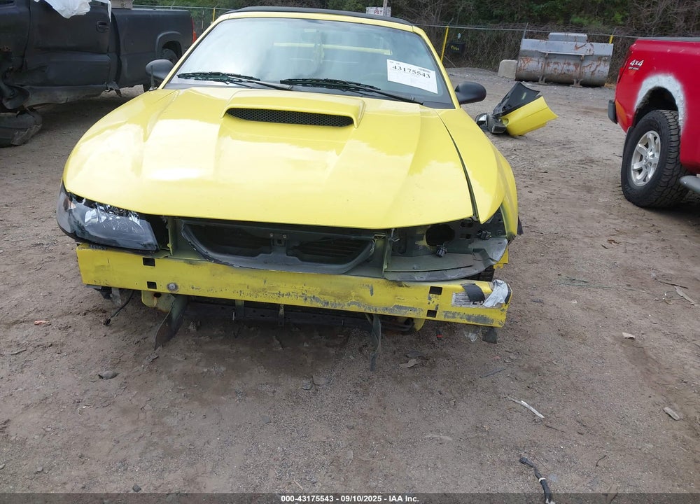 2001 FORD MUSTANG GT VIN: 1FAFP45X21F177608