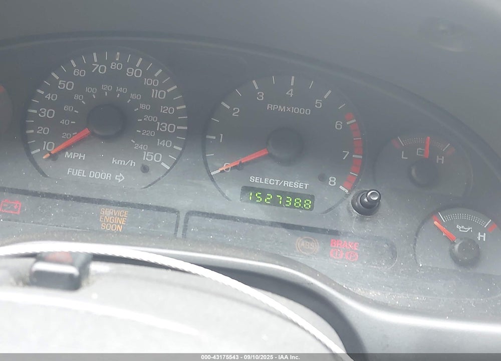 2001 FORD MUSTANG GT VIN: 1FAFP45X21F177608
