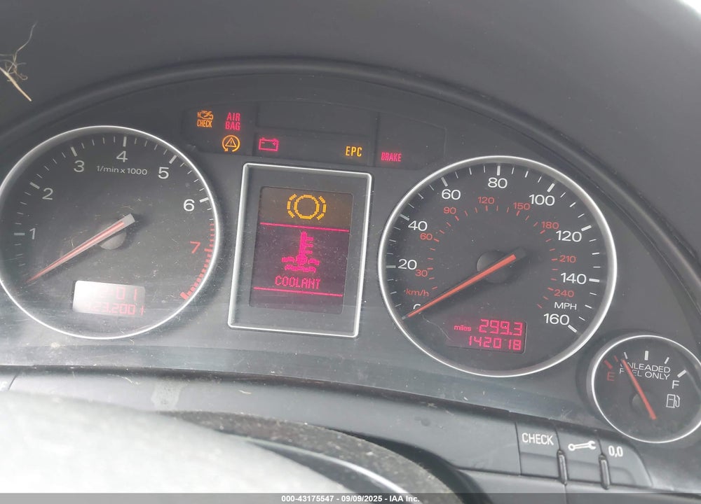 2002 AUDI A4 1.8T VIN: WAULC68E42A041765