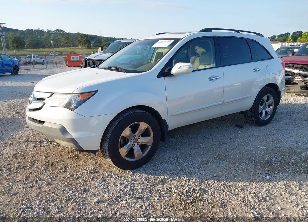 2009 ACURA MDX VIN: 2HNYD28209H528777