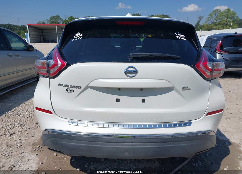 2015 NISSAN MURANO VIN: 5N1AZ2MG2FN210359