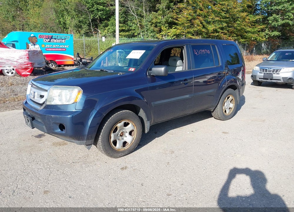 2009 HONDA PILOT LX VIN: 5FNYF48219B020562