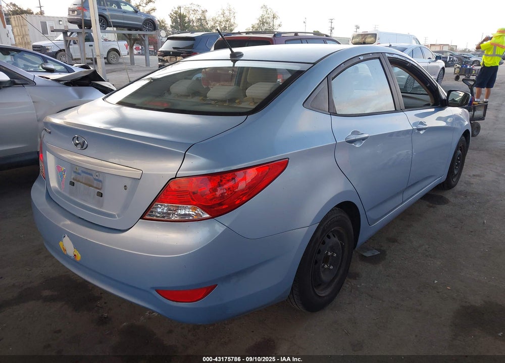 2013 HYUNDAI ACCENT GLS VIN: KMHCT4AE9DU440959