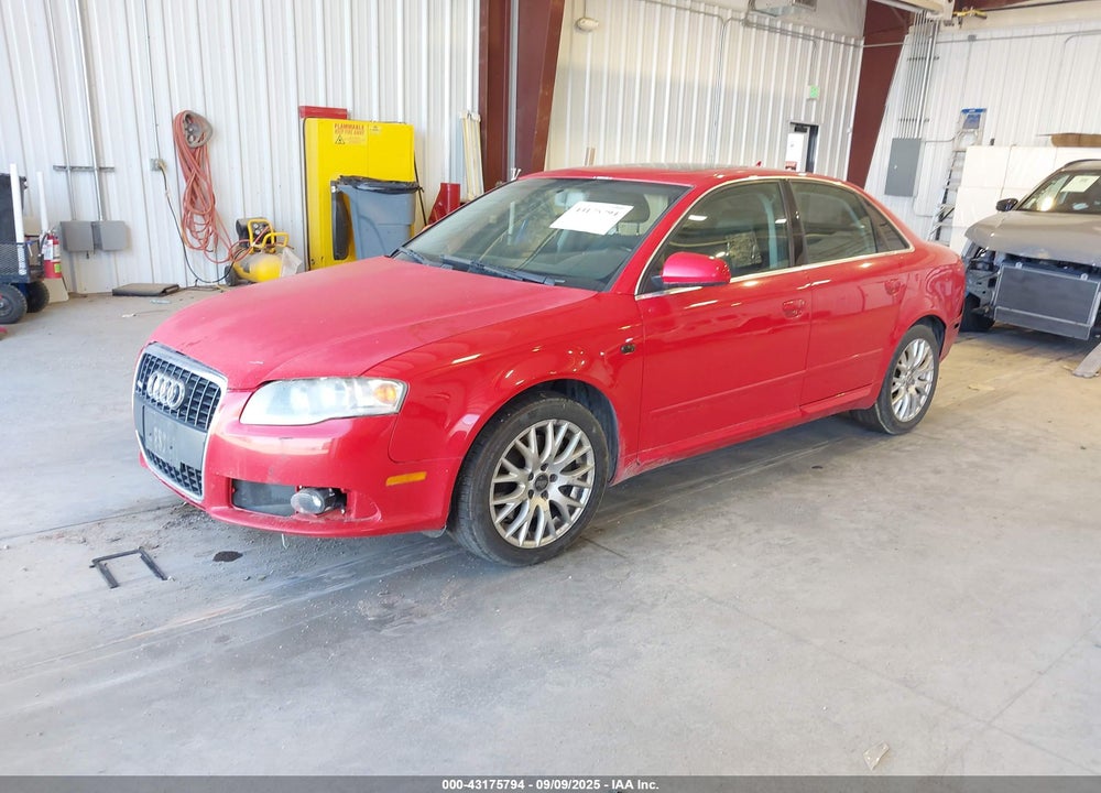 2008 AUDI A4 VIN: WAUDF78E98A136879