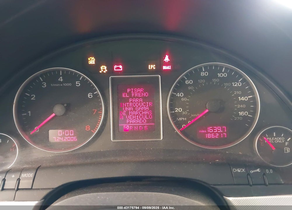2008 AUDI A4 VIN: WAUDF78E98A136879