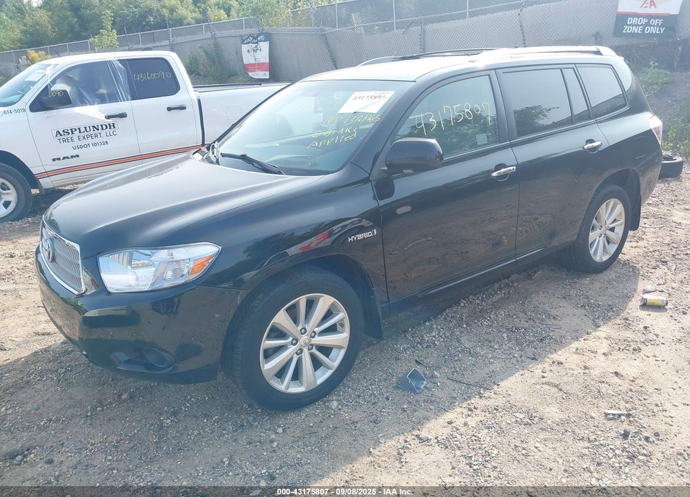 2008 TOYOTA HIGHLANDER HYBRID VIN: JTEEW41A682001281