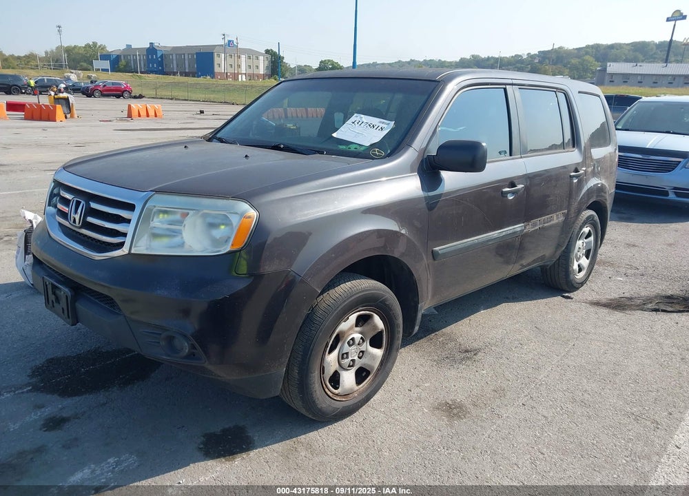 2012 HONDA PILOT VIN: 5FNYF3H29CB002201