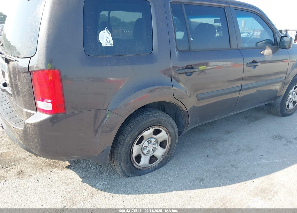 2012 HONDA PILOT VIN: 5FNYF3H29CB002201