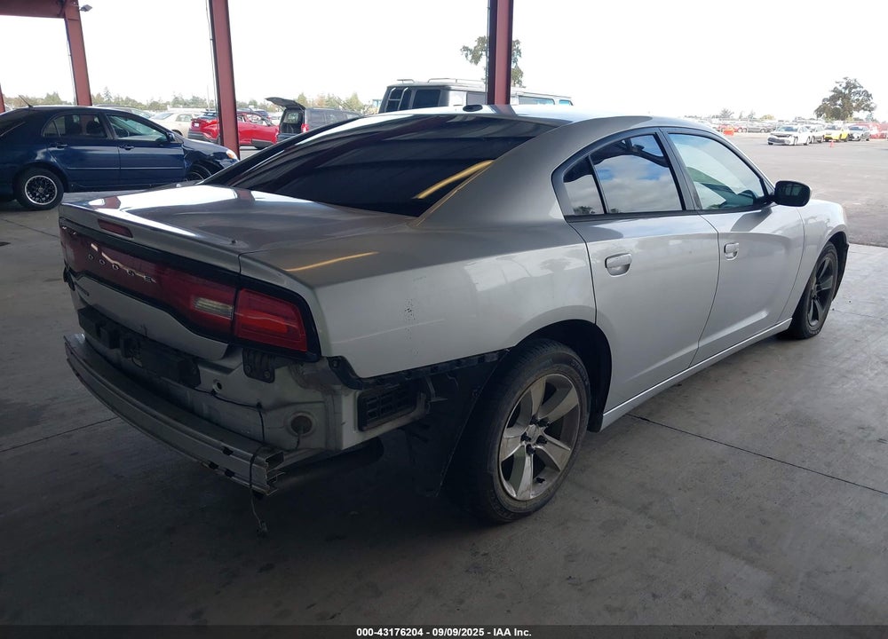 2012 DODGE CHARGER VIN: 2C3CDXHG4CH204946