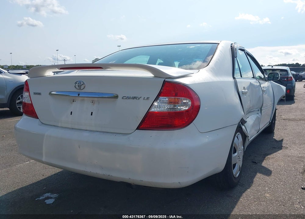 2002 TOYOTA CAMRY LE VIN: 4T1BE32K62U063797