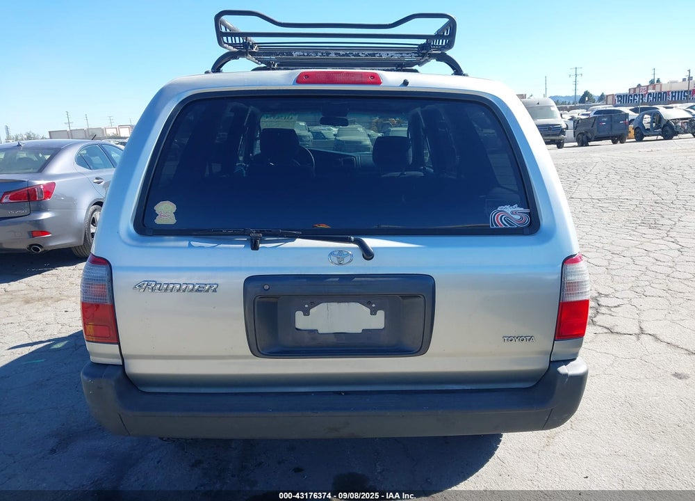 1999 TOYOTA 4RUNNER SR5 V6 VIN: JT3GN86R0X0124191