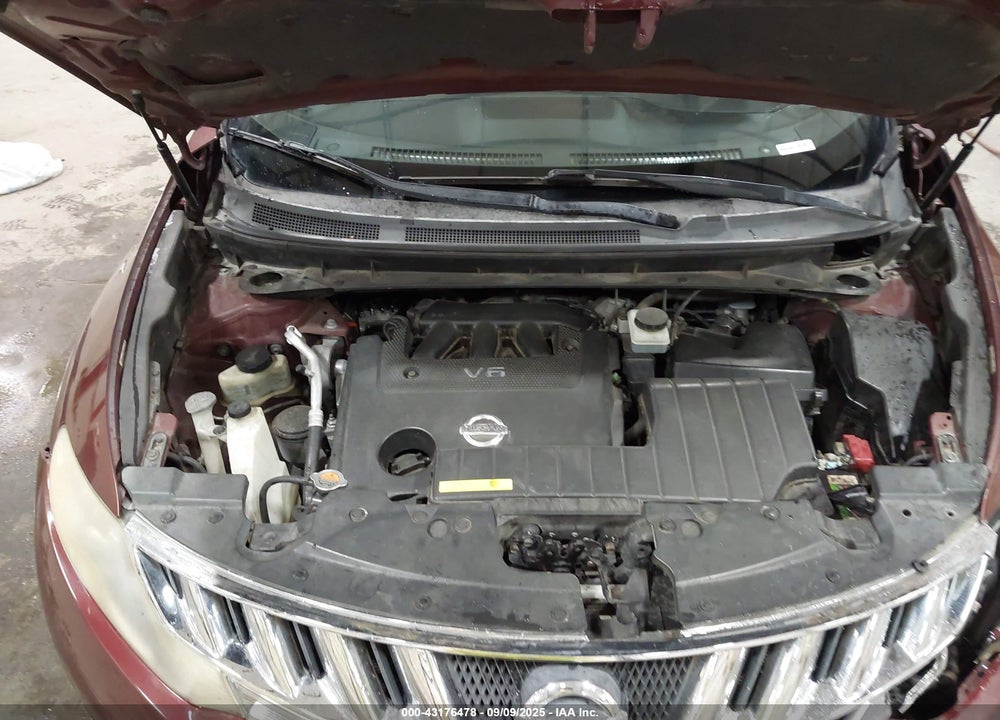 2009 NISSAN MURANO SL VIN: JN8AZ18U79W016945