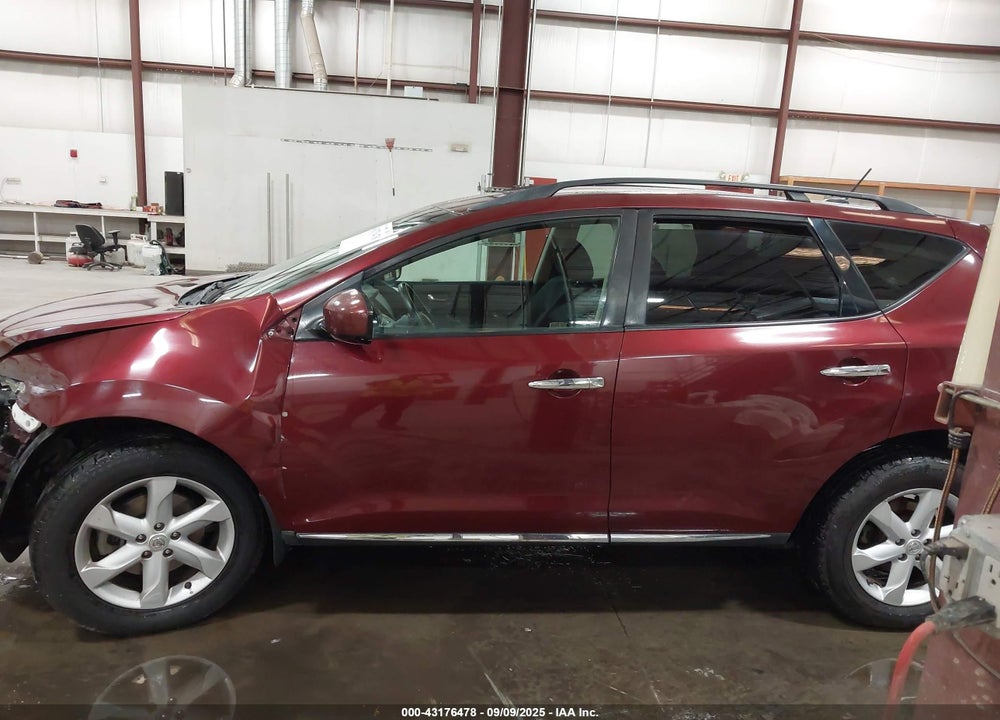2009 NISSAN MURANO SL VIN: JN8AZ18U79W016945