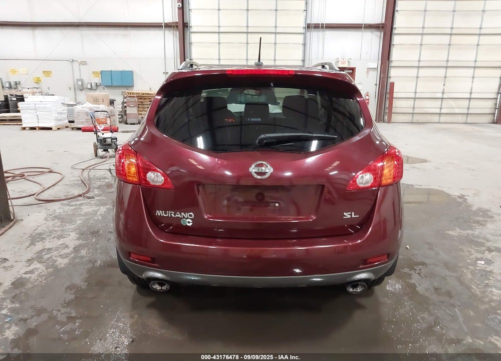 2009 NISSAN MURANO SL VIN: JN8AZ18U79W016945