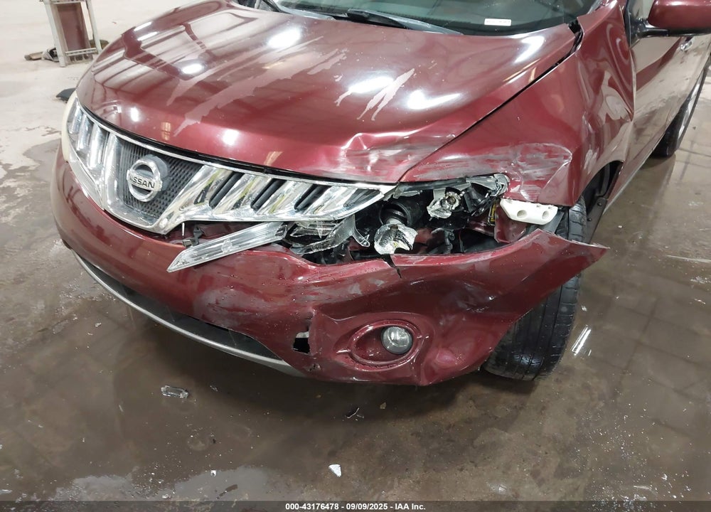 2009 NISSAN MURANO SL VIN: JN8AZ18U79W016945