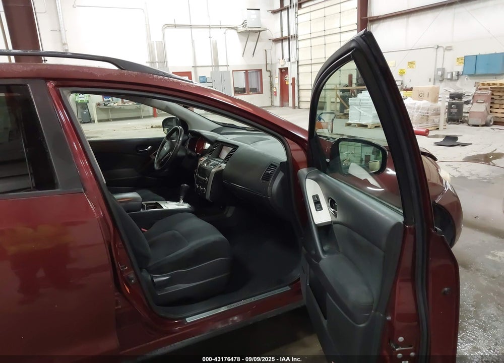 2009 NISSAN MURANO SL VIN: JN8AZ18U79W016945