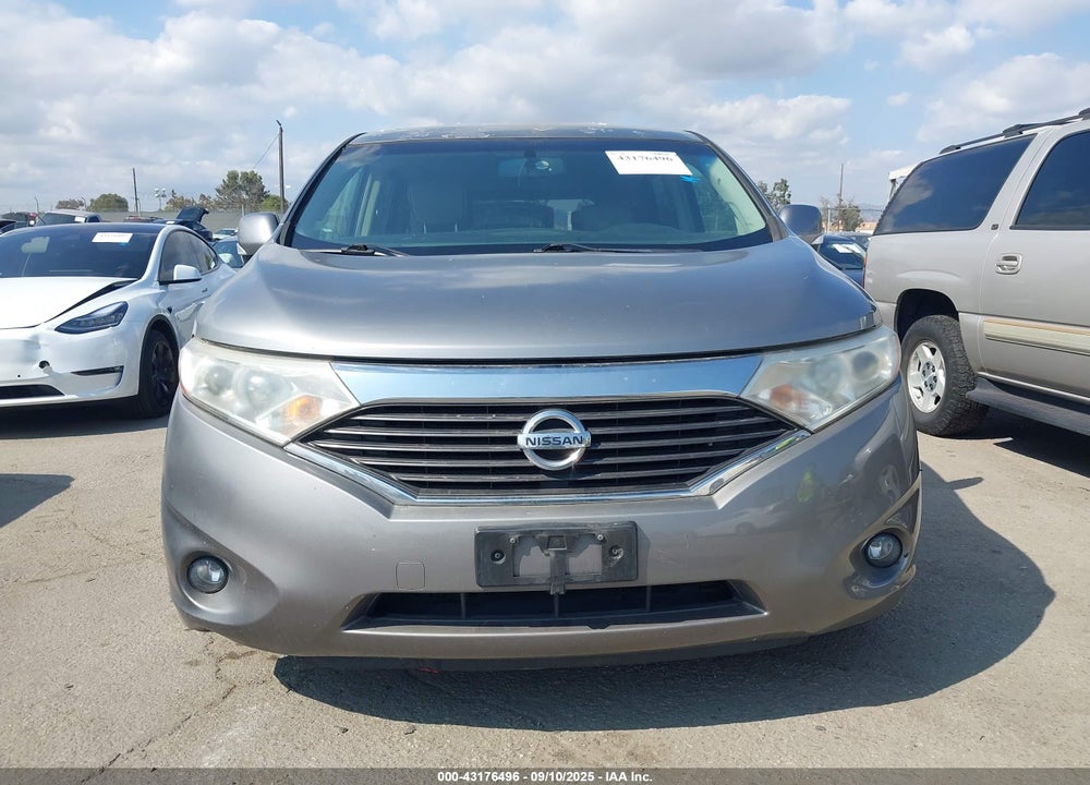 2011 NISSAN QUEST SL VIN: JN8AE2KP9B9012078