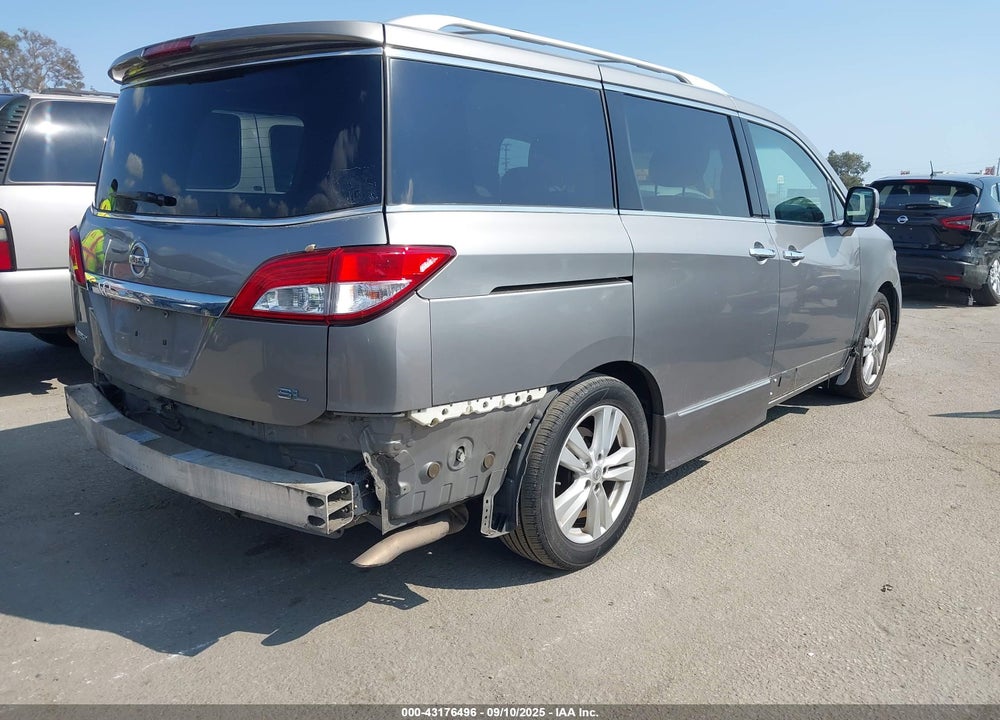 2011 NISSAN QUEST SL VIN: JN8AE2KP9B9012078