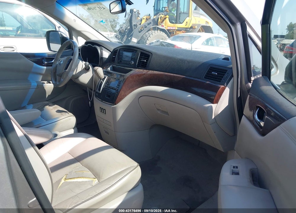 2011 NISSAN QUEST SL VIN: JN8AE2KP9B9012078