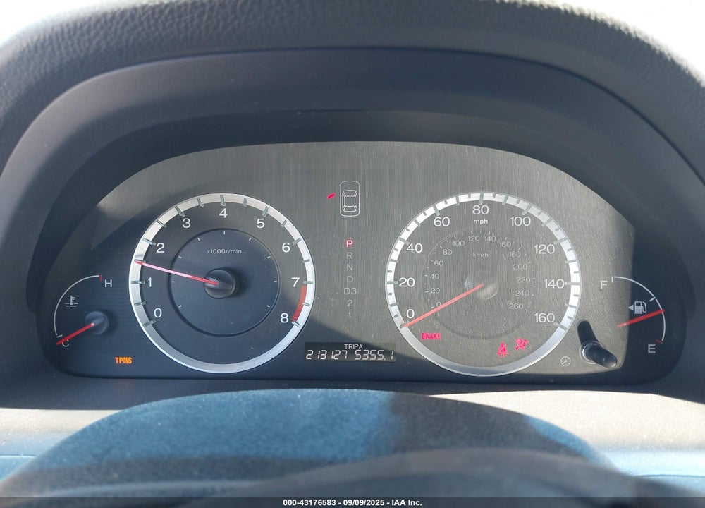 2009 HONDA ACCORD VIN: 1HGCP26879A024385